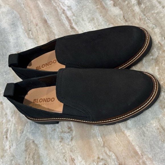 Women’s BLONDO Phoebe black waterproof loafers- Size 9 - Picture 6 of 9